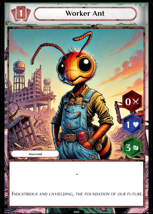 Insectoid sample card 1