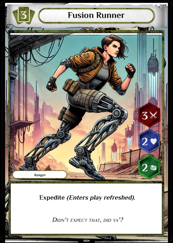 Ranger sample card 2