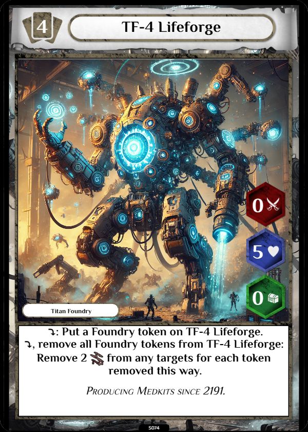 Titan Foundry sample card 2