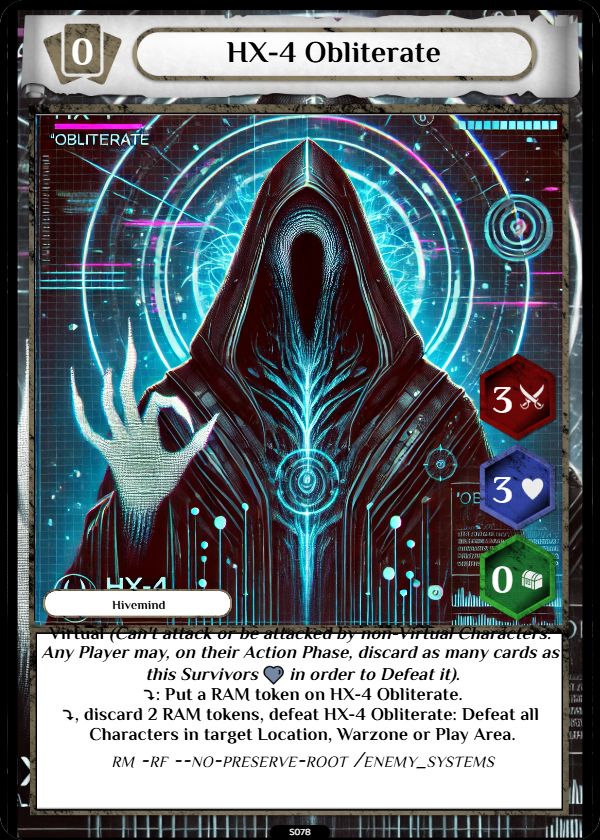 Hivemind sample card 1